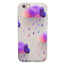 Geometric Rain Clouds iPhone 6/6s or 6/6s Plus 2-Piece Hybrid INK-Fuzed Case