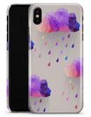 Geometric Rain Clouds - iPhone X Clipit Case