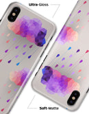 Geometric Rain Clouds - iPhone X Clipit Case