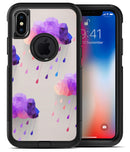 Geometric Rain Clouds - iPhone X OtterBox Case & Skin Kits