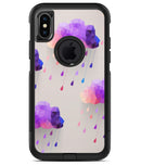 Geometric Rain Clouds - iPhone X OtterBox Case & Skin Kits