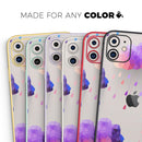 Geometric Rain Clouds  - Protective Skin Wrap & Decal – Compatible with iPhone SE to iPhone 17 Pro Max (All Models)