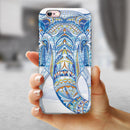 Geometric Sacred Elephant iPhone 6/6s or 6/6s Plus 2-Piece Hybrid INK-Fuzed Case