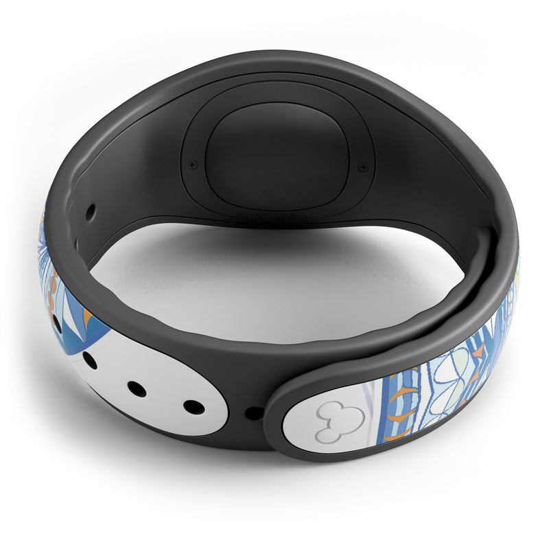Geometric Sacred Elephant - Decal Skin Wrap Kit for the Disney Magic Band