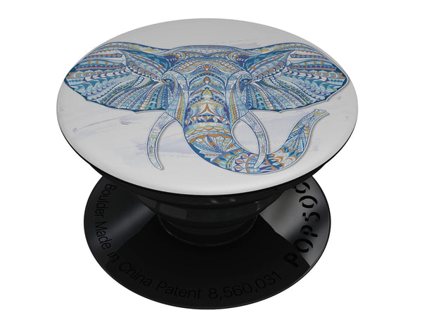 Geometric Sacred Elephant - Skin Kit for PopSockets and other Smartphone Extendable Grips & Stands
