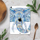 Geometric Sacred Elephant - Full Body Skin Decal for the Apple iPad Pro 12.9", 11", 10.5", 9.7", Air or Mini (All Models Available)