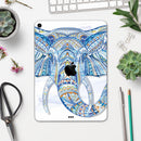 Geometric Sacred Elephant - Full Body Skin Decal for the Apple iPad Pro 12.9", 11", 10.5", 9.7", Air or Mini (All Models Available)