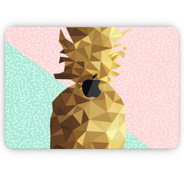 Geometric Summer Pineapple v1 - Skin Decal Wrap Kit Compatible with the Apple MacBook Pro, Pro with Touch Bar or Air (11", 12", 13", 15" & 16" - All Versions Available)
