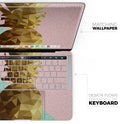 Geometric Summer Pineapple v1 - Skin Decal Wrap Kit Compatible with the Apple MacBook Pro, Pro with Touch Bar or Air (11", 12", 13", 15" & 16" - All Versions Available)