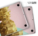 Geometric Summer Pineapple v1 - Skin Decal Wrap Kit Compatible with the Apple MacBook Pro, Pro with Touch Bar or Air (11", 12", 13", 15" & 16" - All Versions Available)