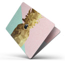 Geometric Summer Pineapple v1 - Skin Decal Wrap Kit Compatible with the Apple MacBook Pro, Pro with Touch Bar or Air (11", 12", 13", 15" & 16" - All Versions Available)