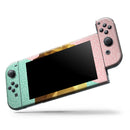 Geometric Summer Pineapple v1 // Skin Decal Wrap Kit for Nintendo Switch Console & Dock, Joy-Cons, Pro Controller, Lite, 3DS XL, 2DS XL, DSi, or Wii - Vinyl Skin Wrap for Nintendo Switch 2, OLED, Lite, Pro Controller, Wii & Classic Handhelds
