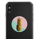 Geometric Summer Pineapple v1 - Skin Kit for PopSockets and other Smartphone Extendable Grips & Stands