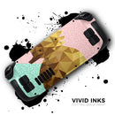 Geometric Summer Pineapple v1 // Full Body Skin Decal Wrap Kit for the Steam Deck handheld gaming computer