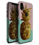 Geometric Summer Pineapple v1 - iPhone XS MAX, XS/X, 8/8+, 7/7+, 5/5S/SE Skin-Kit (All iPhones Available)