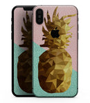 Geometric Summer Pineapple v1 - iPhone XS MAX, XS/X, 8/8+, 7/7+, 5/5S/SE Skin-Kit (All iPhones Available)