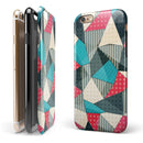 Geometry and Polkadots iPhone 6/6s or 6/6s Plus 2-Piece Hybrid INK-Fuzed Case