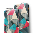 Geometry and Polkadots iPhone 6/6s or 6/6s Plus 2-Piece Hybrid INK-Fuzed Case