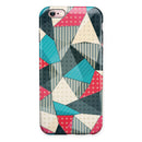 Geometry and Polkadots iPhone 6/6s or 6/6s Plus 2-Piece Hybrid INK-Fuzed Case