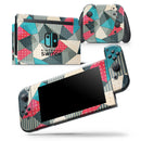 Geometry and Polkadots - Vinyl Skin Wrap for Nintendo Switch 2, OLED, Lite, Pro Controller, Wii & Classic Handhelds