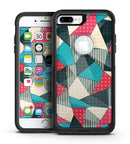 Geometry and Polkadots - iPhone 7 or 7 Plus Commuter Case Skin Kit
