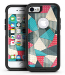 Geometry and Polkadots - iPhone 7 or 7 Plus Commuter Case Skin Kit