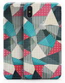 Geometry and Polkadots - iPhone X Skin-Kit