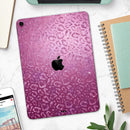 Glamorous Pink Cheetah Print - Full Body Skin Decal for the Apple iPad Pro 12.9", 11", 10.5", 9.7", Air or Mini (All Models Available)