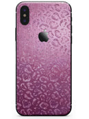 Glamorous Pink Cheetah Print - iPhone X Skin-Kit