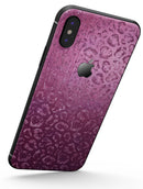 Glamorous Pink Cheetah Print - iPhone X Skin-Kit