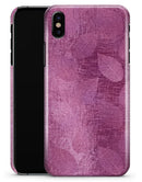 Glamorous Pink Leaves - iPhone X Clipit Case