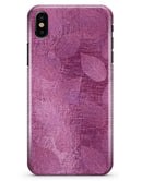 Glamorous Pink Leaves - iPhone X Clipit Case