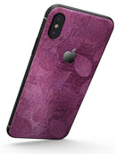 Glamorous Pink Leaves - iPhone X Skin-Kit
