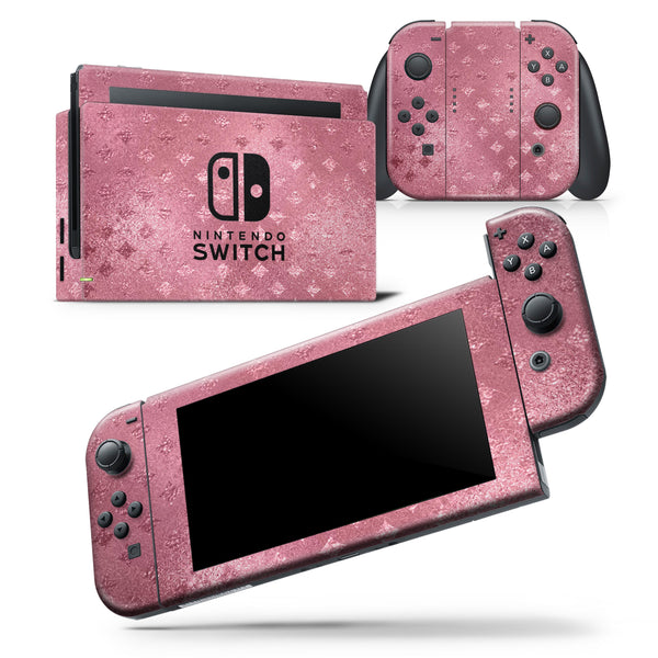 Glamorous Pink Micro Diamonds - Skin Wrap Decal for Nintendo Switch Lite Console & Dock - 3DS XL - 2DS - Pro - DSi - Wii - Joy-Con Gaming Controller