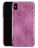 Glamorous Pink Paisley Pattern - iPhone X Clipit Case