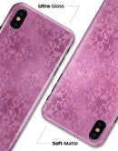 Glamorous Pink Paisley Pattern - iPhone X Clipit Case