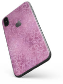 Glamorous Pink Paisley Pattern - iPhone X Skin-Kit