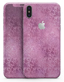 Glamorous Pink Paisley Pattern - iPhone X Skin-Kit