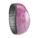 Glamorous Pink Scales - Decal Skin Wrap Kit for the Disney Magic Band