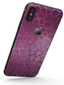 Glamorous Pink Scales - iPhone X Skin-Kit