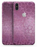 Glamorous Pink Scales - iPhone X Skin-Kit