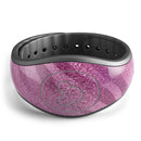 Glamorous Pink Toned Zebra - Decal Skin Wrap Kit for the Disney Magic Band