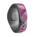 Glamorous Pink Toned Zebra - Decal Skin Wrap Kit for the Disney Magic Band
