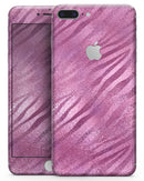 Glamorous Pink Toned Zebra - Skin-kit for the iPhone 8 or 8 Plus