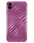 Glamorous Pink Toned Zebra - iPhone X Clipit Case