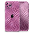 Glamorous Pink Toned Zebra  - Protective Skin Wrap & Decal – Compatible with iPhone SE to iPhone 17 Pro Max (All Models)