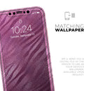 Glamorous Pink Toned Zebra  - Protective Skin Wrap & Decal – Compatible with iPhone SE to iPhone 17 Pro Max (All Models)