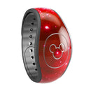 Glowing Bright Red Orbs of Light - Decal Skin Wrap Kit for the Disney Magic Band