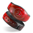 Glowing Bright Red Orbs of Light - Decal Skin Wrap Kit for the Disney Magic Band