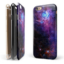 Glowing Deep Space iPhone 6/6s or 6/6s Plus 2-Piece Hybrid INK-Fuzed Case